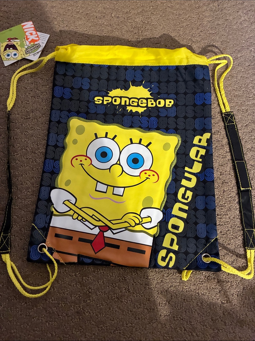SpongeBob string backpack - Picture 2 of 6